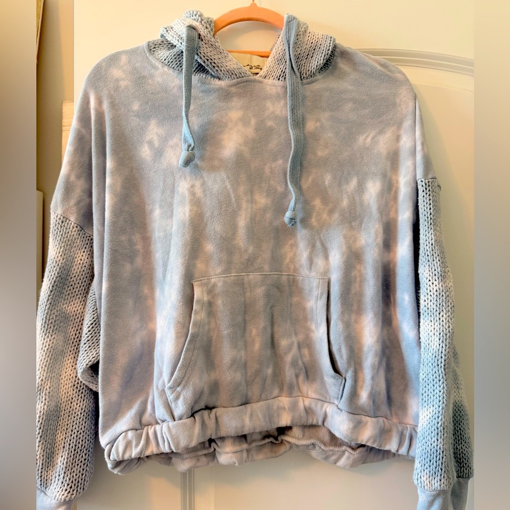 VINTAGE HAVANA BLUE TIE DYE HOODIE